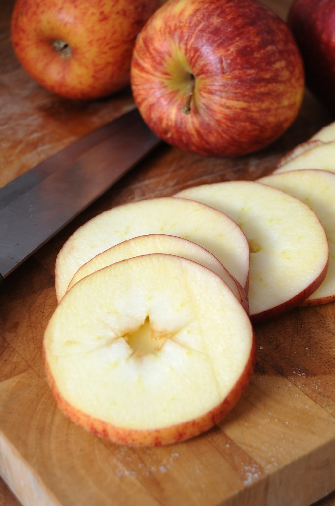 Fall Camping Recipe Sliced Apples
